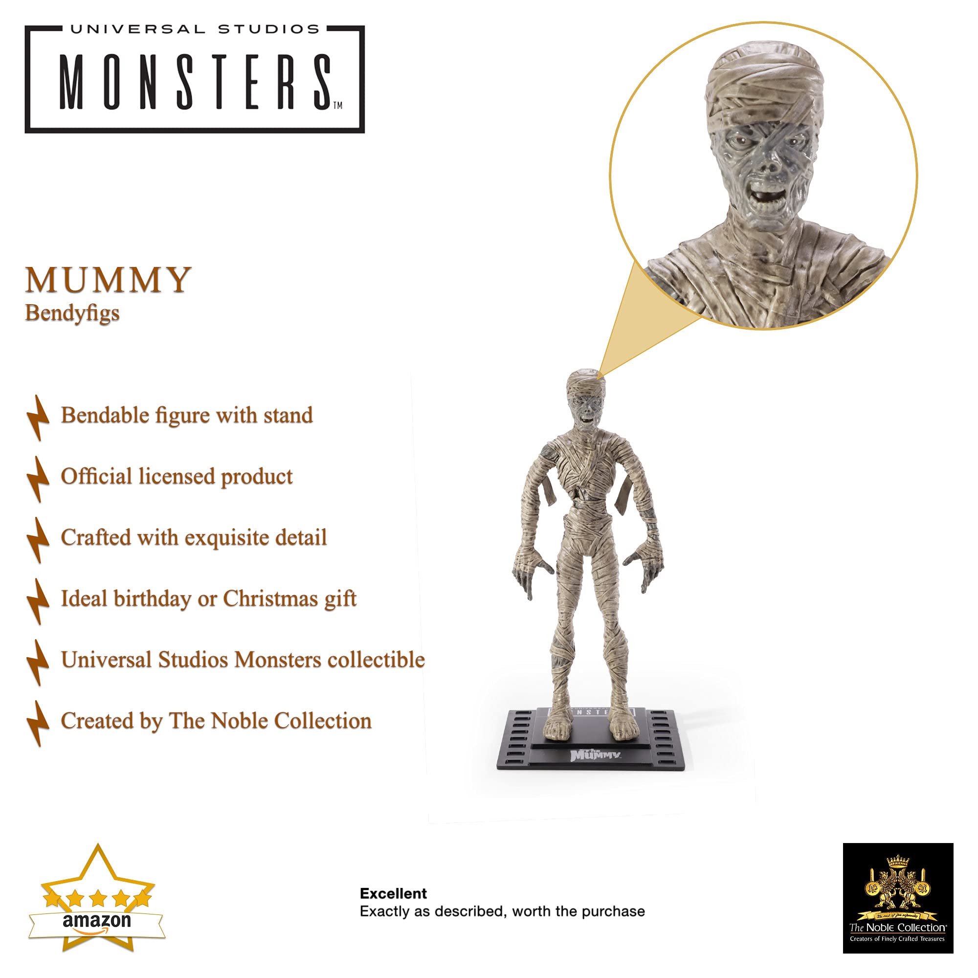 The Noble Collection Momie Bendyfig Universelle The Noble Collection Momie Bendyfig Universelle